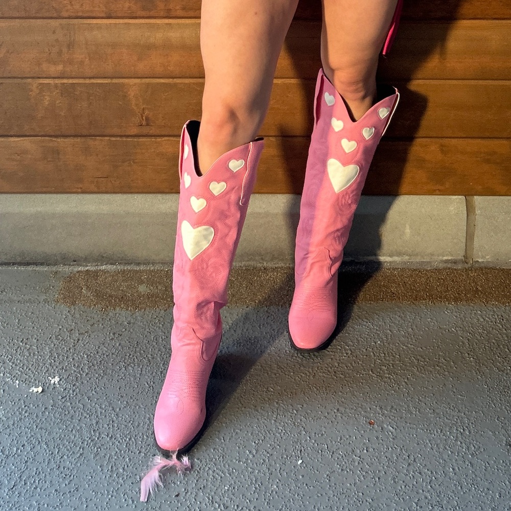 Pink Cowboy Boots